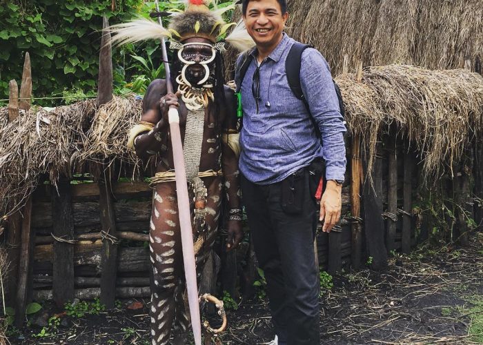 Hernan with Dani Tribe